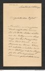 Nachlass Franz Steindachner, Brief von Gustav Schneider (junior) an Franz Steindachner (30.10.1906), Inv.Nr. 462.12, Seite 1